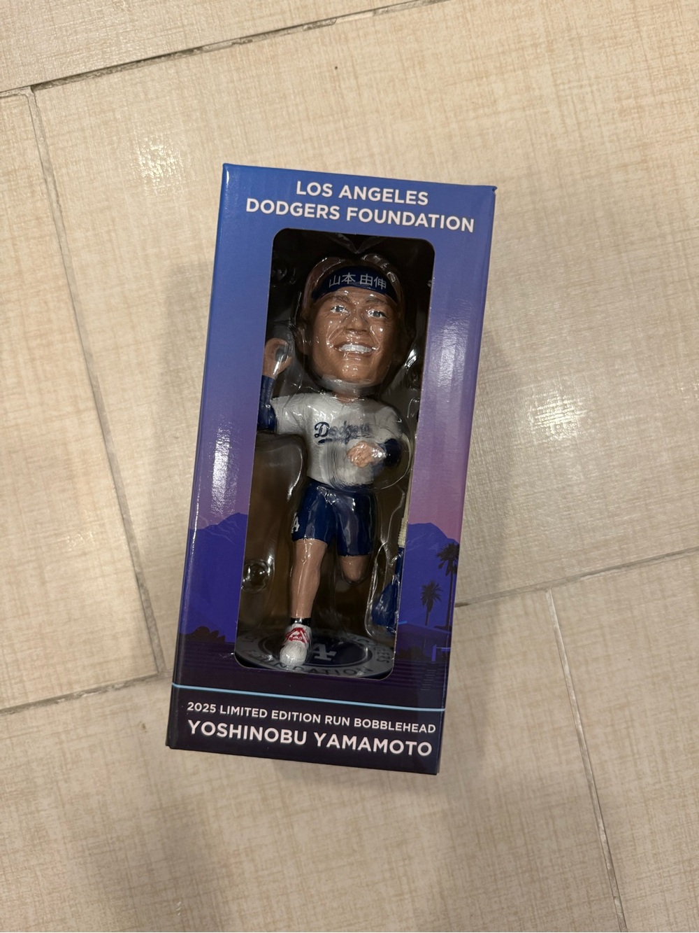 Dodgers Yoshinobu Yamamoto Limited Edition Bobblehead